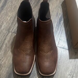 Men's Brown Leather Boots